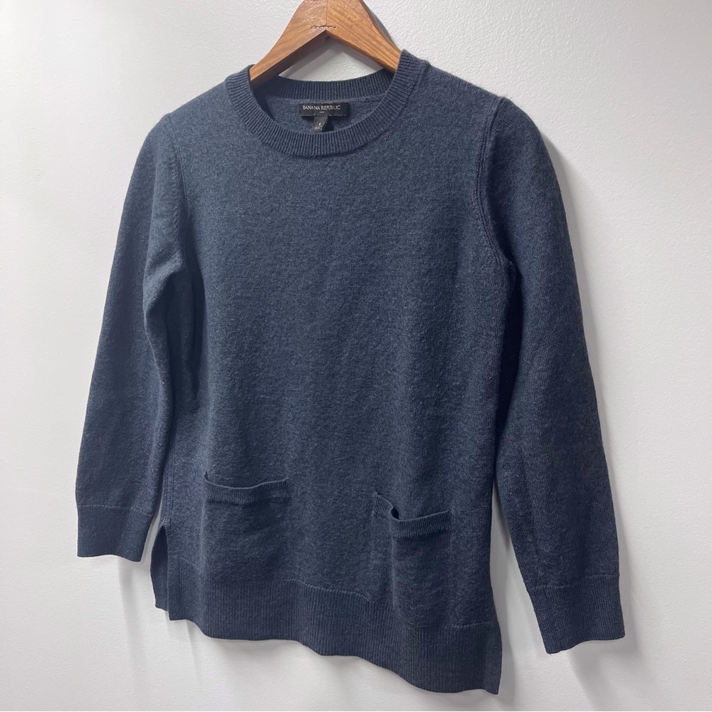 Banana Republic Navy Blue Wool Sweater Women's S
